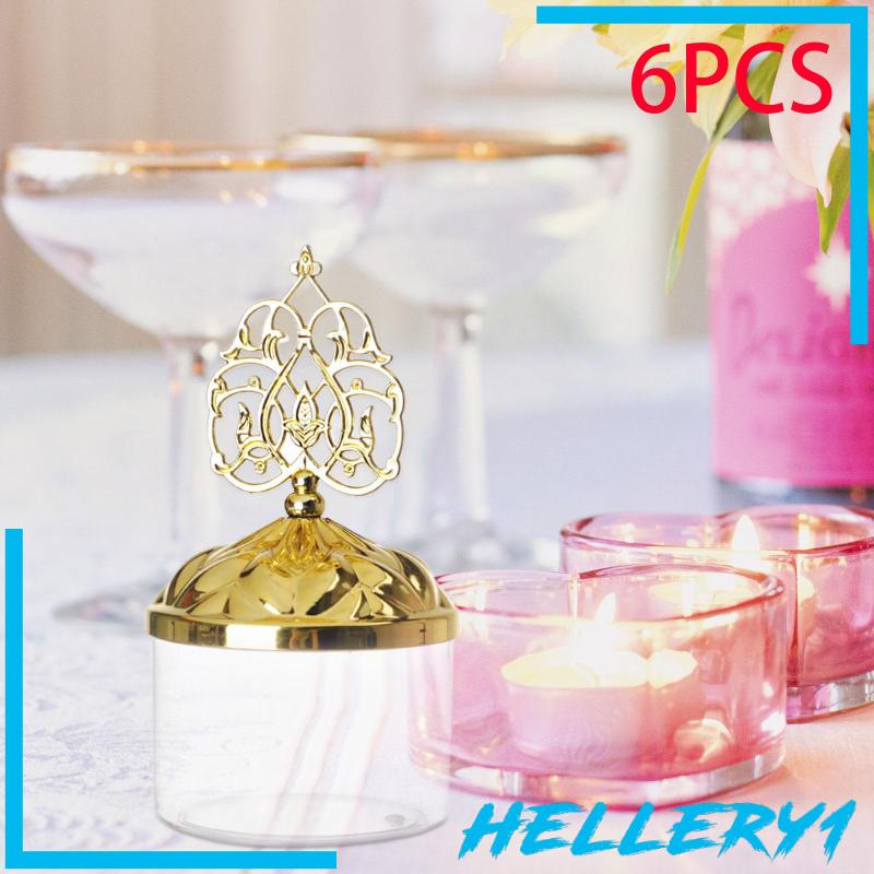 Set 6 Hũ Đựng Kẹo Có Nắp Đậy Tiện Dụng