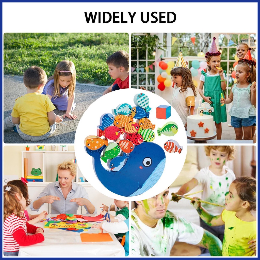 Bộ Trò Chơi Xếp Chồng Cân Bằng Hình Động Vật Vui Nhộn Cho Bé