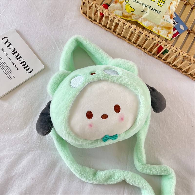Sanrio Túi Đeo Chéo Hình Thú Nhồi Bông Dễ Thương