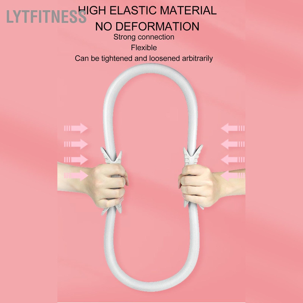 LYTFitness Pilates Ring Fitness Bài tập sức đề kháng Vòng tròn với tay cầm có đệm xốp để luyện đùi