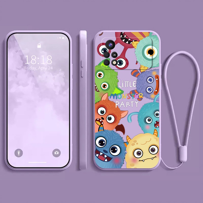 🔥🔥🔥  ốp lưng xiaomi POCO X4 PRO 5G Ốp Điện Thoại  Dẻo In Hình Quái Vật Đáng Yêu Bảo Vệ Máy ảnh