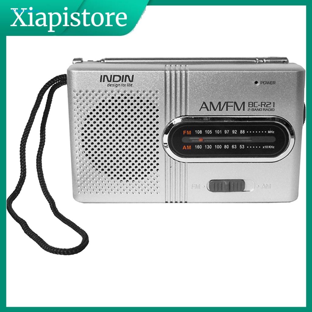 Radio FM BC-R21 Di Động Đa Chức Năng Tích Hợp Loa Tiện Dụng Cho Người Già