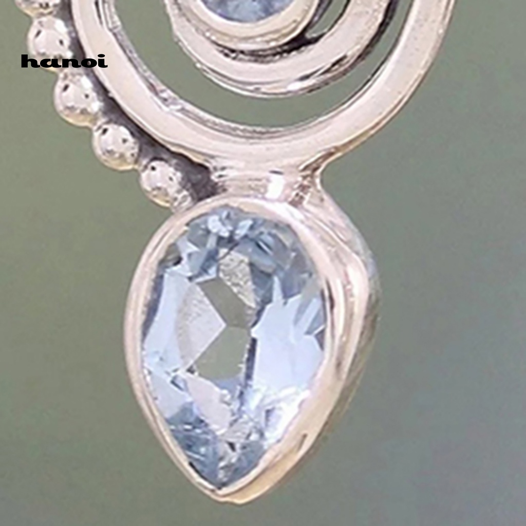 1 Đôi Khuyên Tai Kim Loại Vintage Cho Nữ