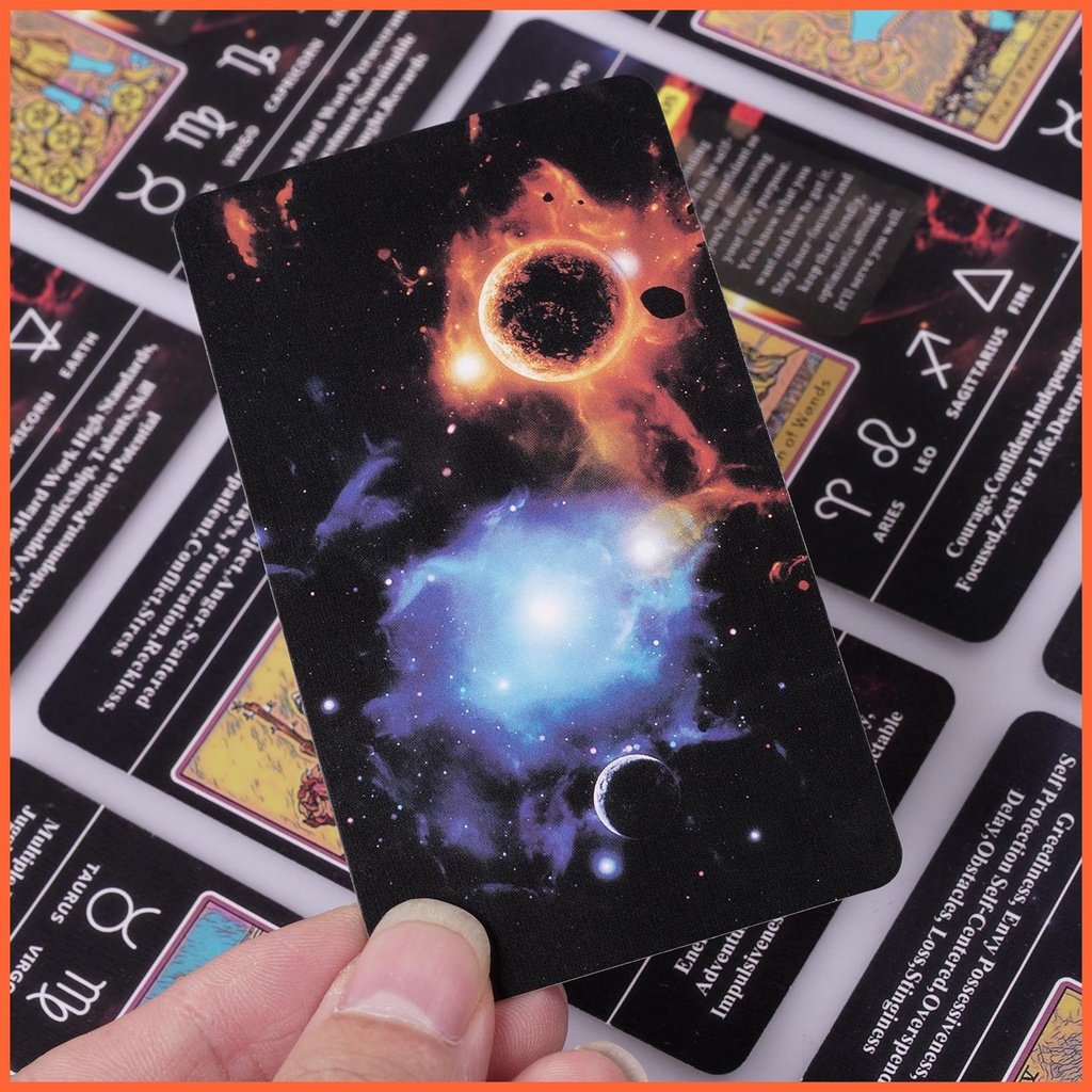 Tarot oracle cards portable tarot with heywords bộ bài oracle tâm lý cho các trò chơi bài bói toán bí ẩn chunvn