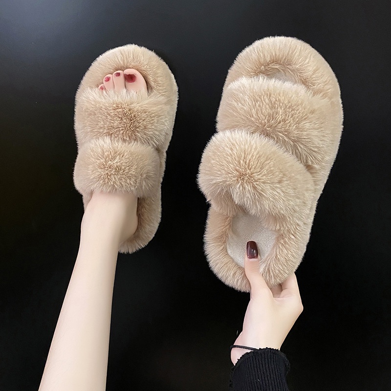 HHH Dép Lông Đế Dày 2023NEW mùa hè dép quai hậu Xinh Xắn