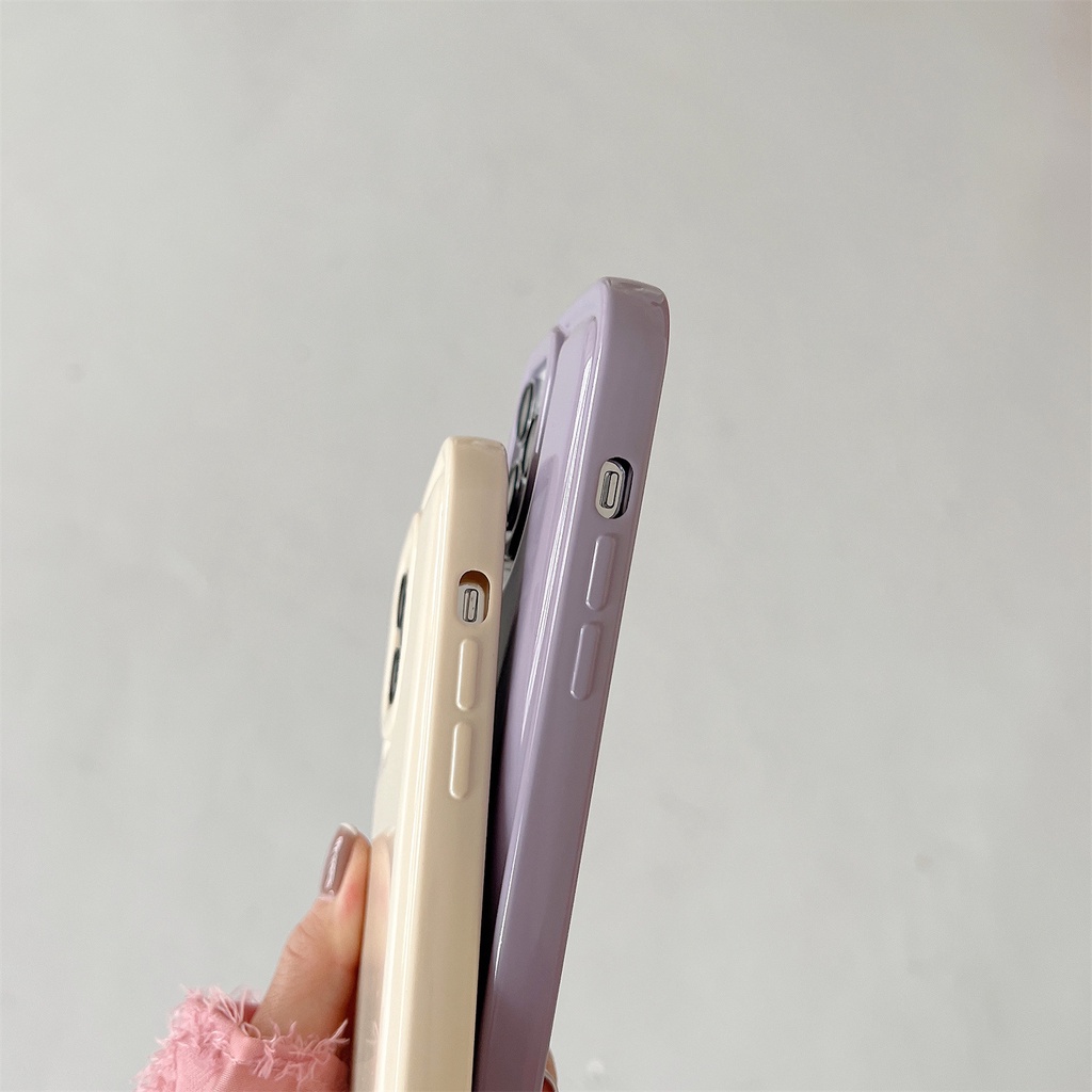 Ốp Điện Thoại Chống Rơi Họa Tiết Xà Phòng Màu Hồng Và Tím Cho iPhone 14 Pro Max 13 Pro Max 12 Pro Max 11 11 Pro Max 12