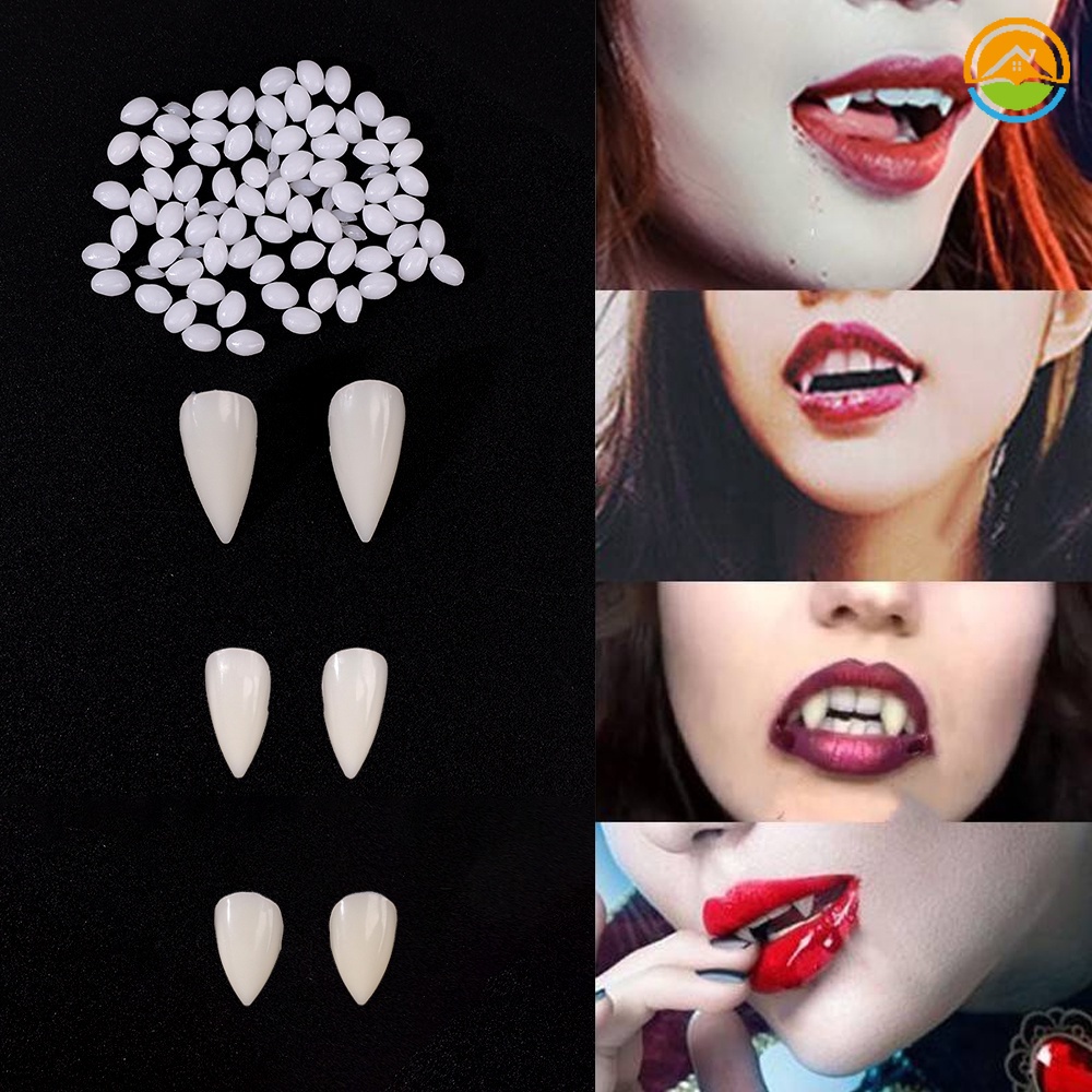Răng Nanh Giả Hóa Trang Ma Cà Rồng / Sói Cho Tiệc Halloween