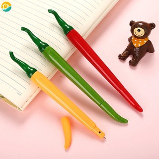 Bút bi mực đen ngòi 0.5mm hình quả ớt độc đáo