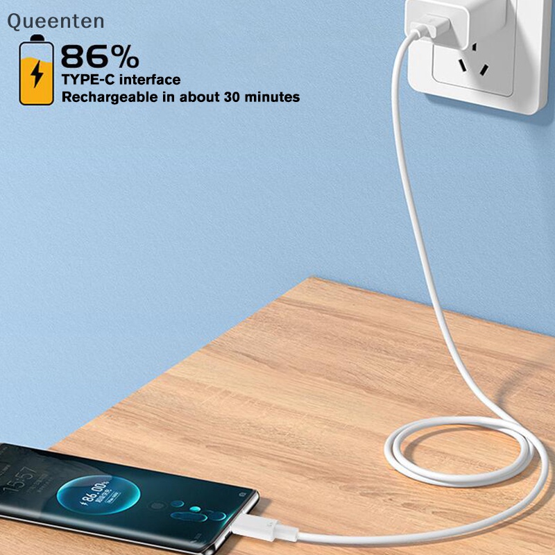 Cáp sạc siêu nhanh queenten 1 / 1.5mile 6a 66w usb type-c cho xiaomi samsung huawei qt