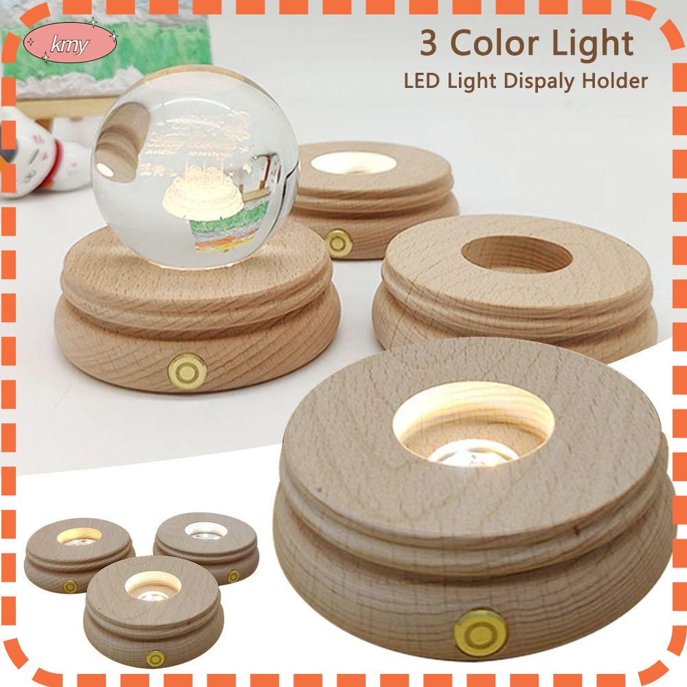 Đèn Ngủ Bóng LED Bằng Gỗ Có Giá Đỡ Sử Dụng Nguồn Điện USB
