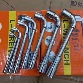 Tuýp điếu lỗ xi bóng 8-19mm , bộ cần khoá ống điếu có lỗ chữ L 2 đầu siết lục giác, Cần tuýp 2 đầu