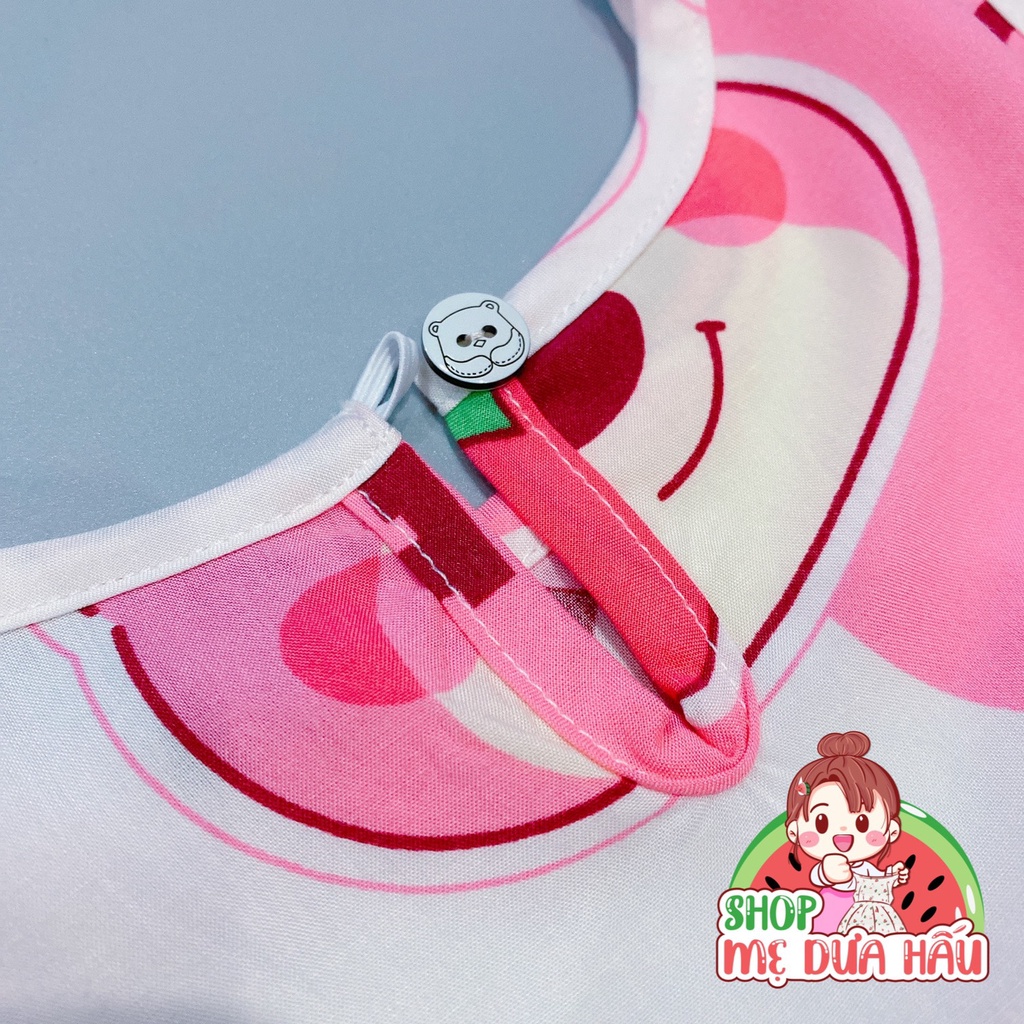 Đồ tole bé gái, bộ lanh mặc nhà quần ngắn dáng babydoll xinh xắn 11-50kg - Shop mẹ dưa hấu