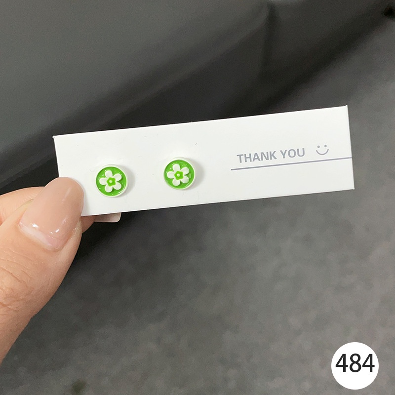 Bông Tai Mạ Bạc 925 Kiểu Dáng Đơn Giản Thời Trang Dành Cho Nữ