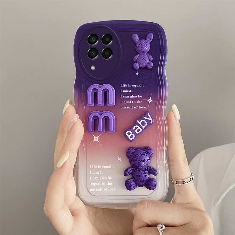 Ốp lưng samsung M53 5g   Ốp Điện Thoại Đính Búp Bê 3D Xinh Xắn Cho samsung M53 5g Dễ Thương