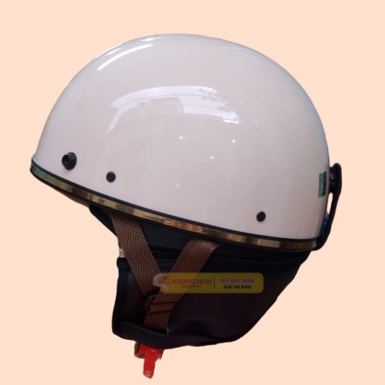 MŨ BẢO HIỂM 1/2 PUG Version Harley Bảo Hành 12 Tháng_NÓN BẢO HIỂM 1/2