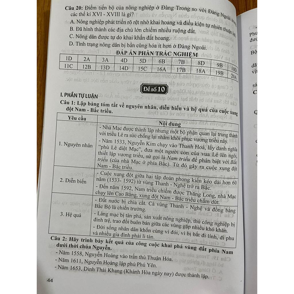 Sách-Đề Kiểm Tra, Đánh Giá Lịch Sử 8 Theo Chủ Đề