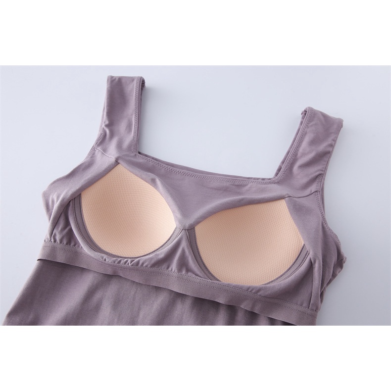 Áo Tank Top Cổ Vuông Chất Liệu Cotton Cao Cấp Size S-XL