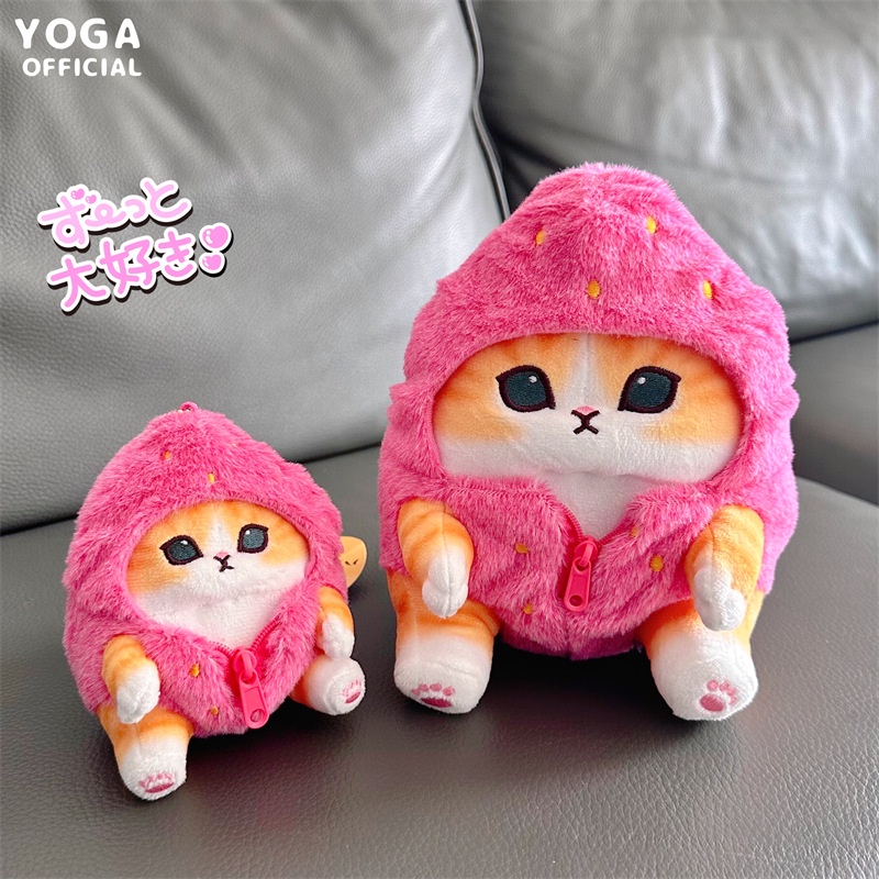 Mèo Nhồi Bông Dễ Thương Phong Cách Nhật Bản