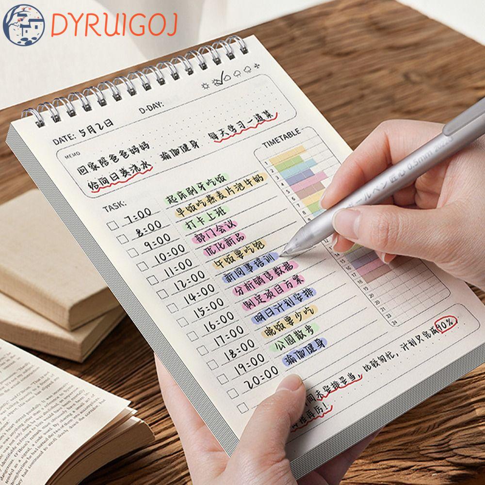 Dyruidoj To Do List Planner, Bảng Kế Hoạch Lịch Trình Kế Hoạch Hàng Ngày Phong Cách Hàn Quốc