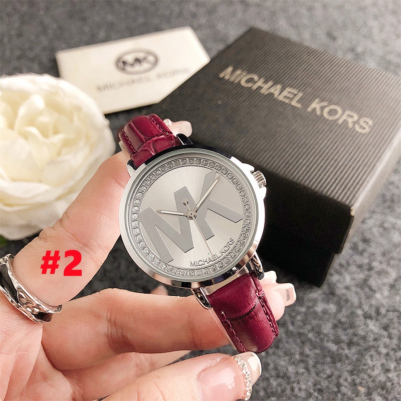 Đồng Hồ Quartz Nữ Dây Da MKS