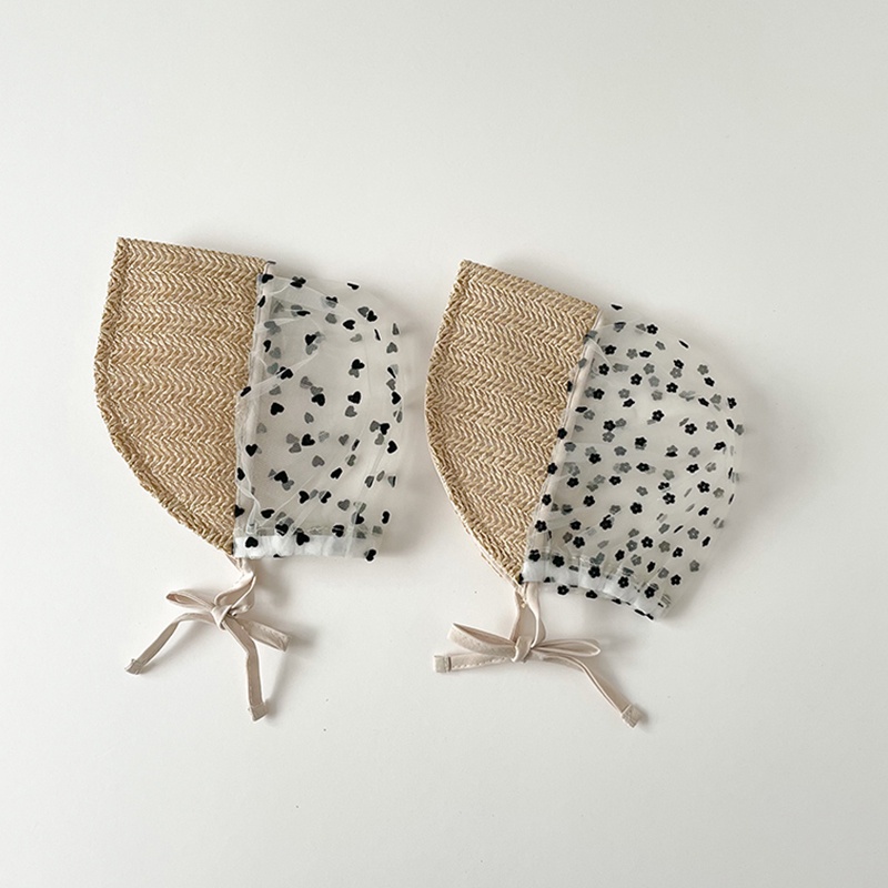 Mũ Rơm Chống Nắng Mùa Hè Thoáng Khí Dễ Thương Cho Bé Gái