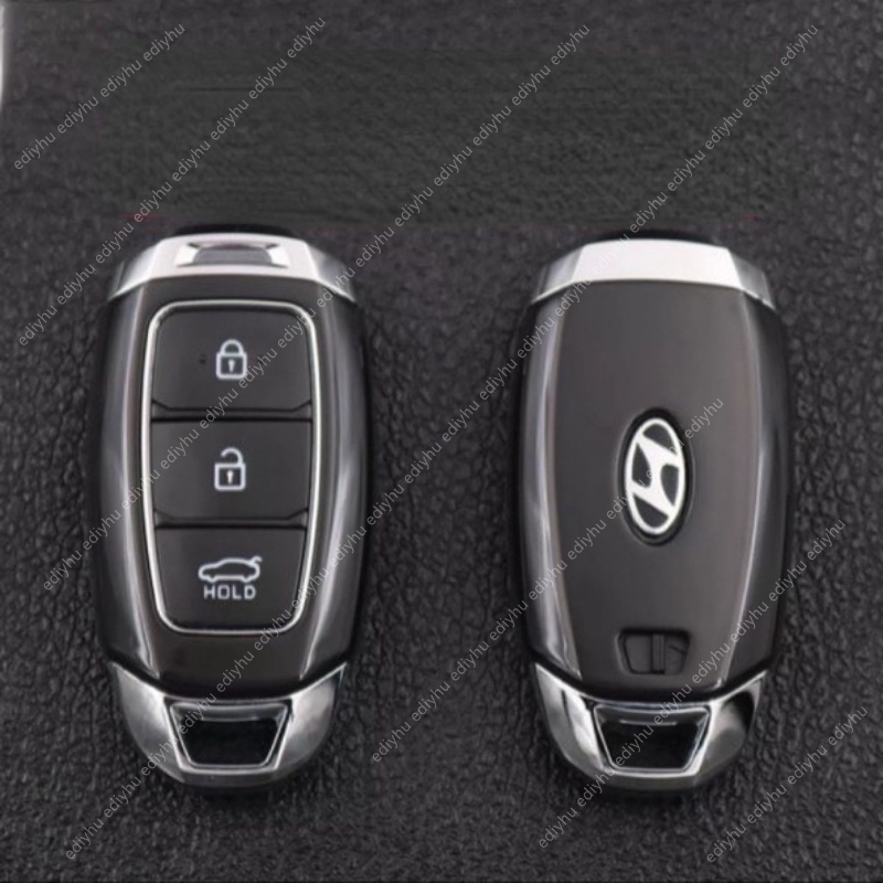 Vỏ TPU Bảo Vệ Chìa Khóa Xe Hơi Hyundai Accent - KoNa - Santafe 2018- 2019-2020 - 2021