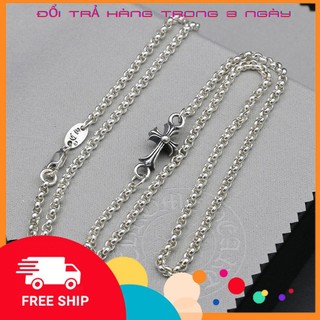 Dây chuyền Chrome Heart Cross bạc 925 cao cấp full phụ kiện .