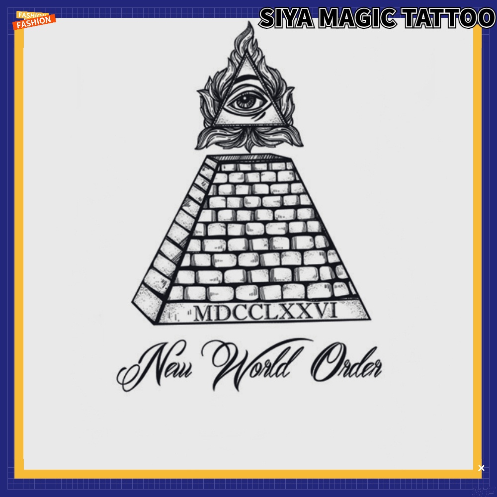 【SIYA Magic Tattoo】Hình Xăm Dán Tạm Thời Chống Nước 6cm x 10cm Sang 10-15 Ngày
