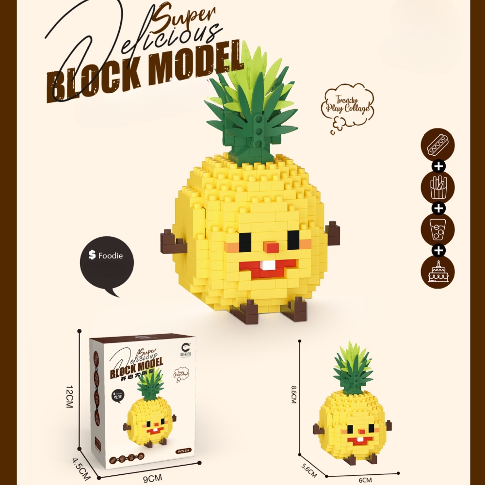 Mô Hình Lắp Ráp Khoai Tây Chiên / Burger Dễ Thương 8921-8932