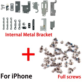 1 Bộ Ốc Vít Và Giá Đỡ Kim Loại Bên Trong Dành Cho iPhone 5S SE 6 6S 7 8 Plus X XR XSMAX 11 Pro Max