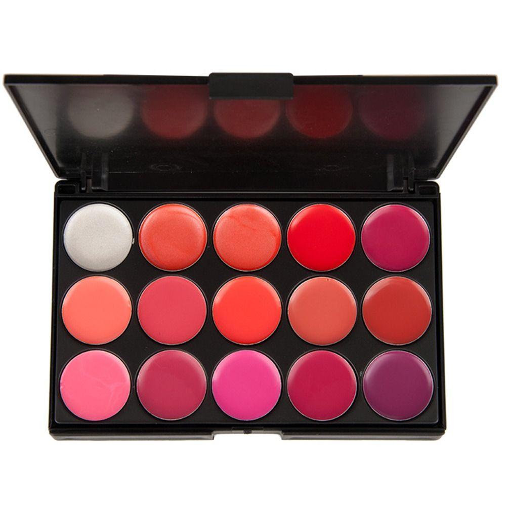 Usnow Bảng Son Môi 15 Màu Lì Dưỡng Ẩm Lâu Trôi Chống Dính Cốc Trang Điểm Làm Đẹp Tông Hồng nude