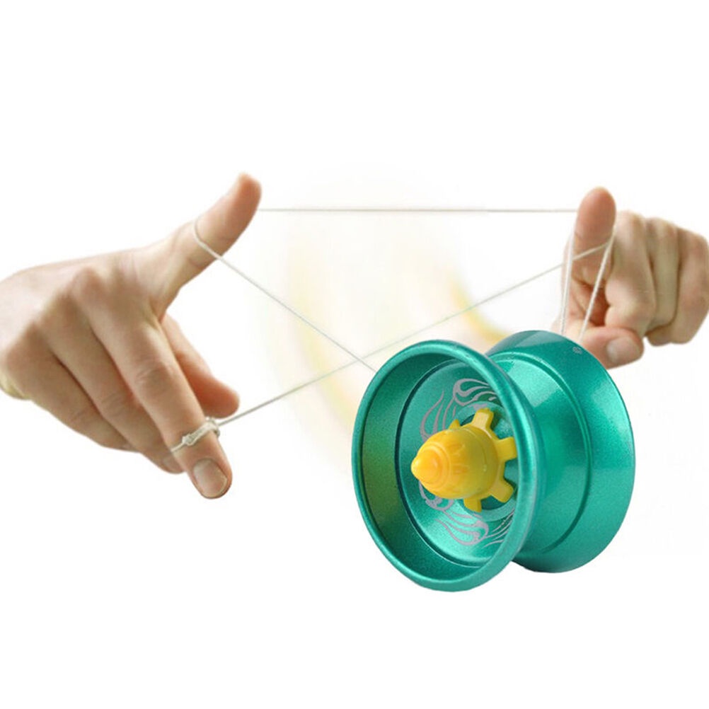 Ready stock magic metal yo-yo phiên bản trò chơi yoyo ball hợp kim nhôm hoạt hình giáo dục đồ chơi trẻ em
