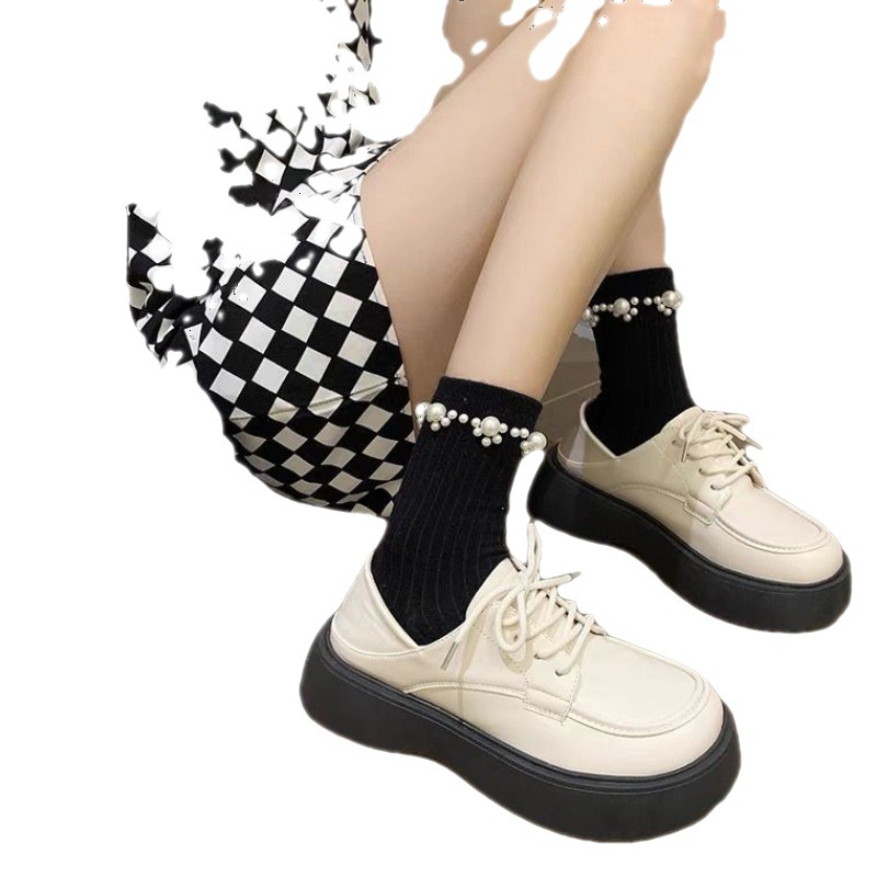 Giày Mary Jane Đế Dày Tăng Chiều Cao Thời Trang Dành Cho Nữ