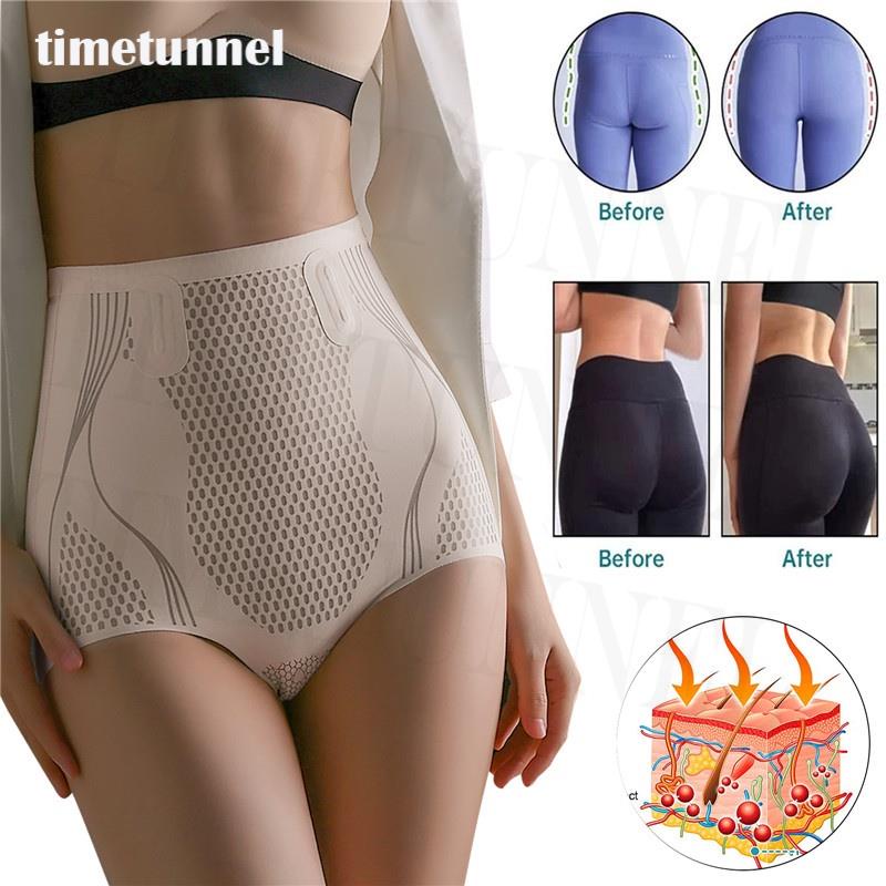 Quần lót định hình eo cao quần lót định hình cơ thể của phụ nữ dành cho phụ nữ thoáng khí thắt chặt định hình-áo nịt ngực ngắn rực rỡ cho cơ thể