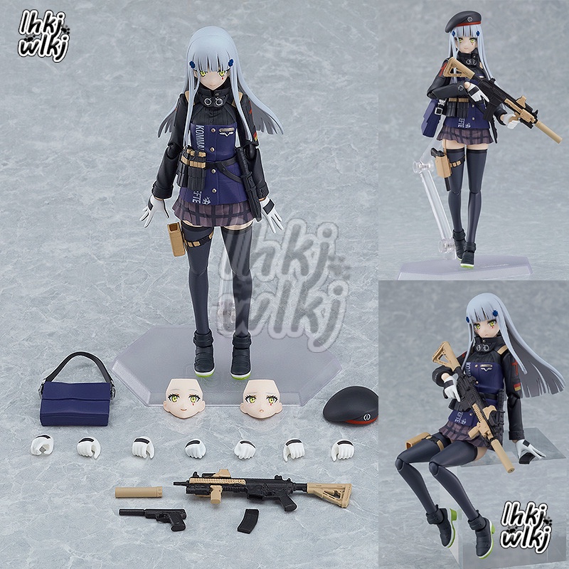 Girls frontline 457 figma ump45 573 figma hk416 hình hành động thay đổi khuôn mặt anime articulado mô hình búp bê