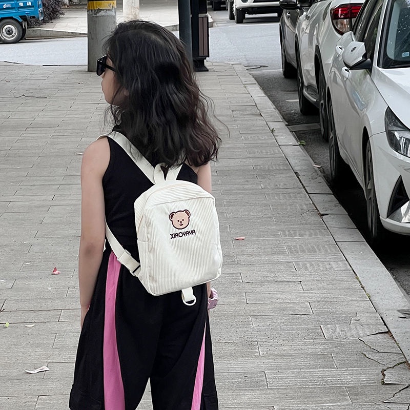 Ba Lô Siêu Nhẹ Hình Gấu Dễ Thương Phong Cách Hàn Quốc Cho Bé