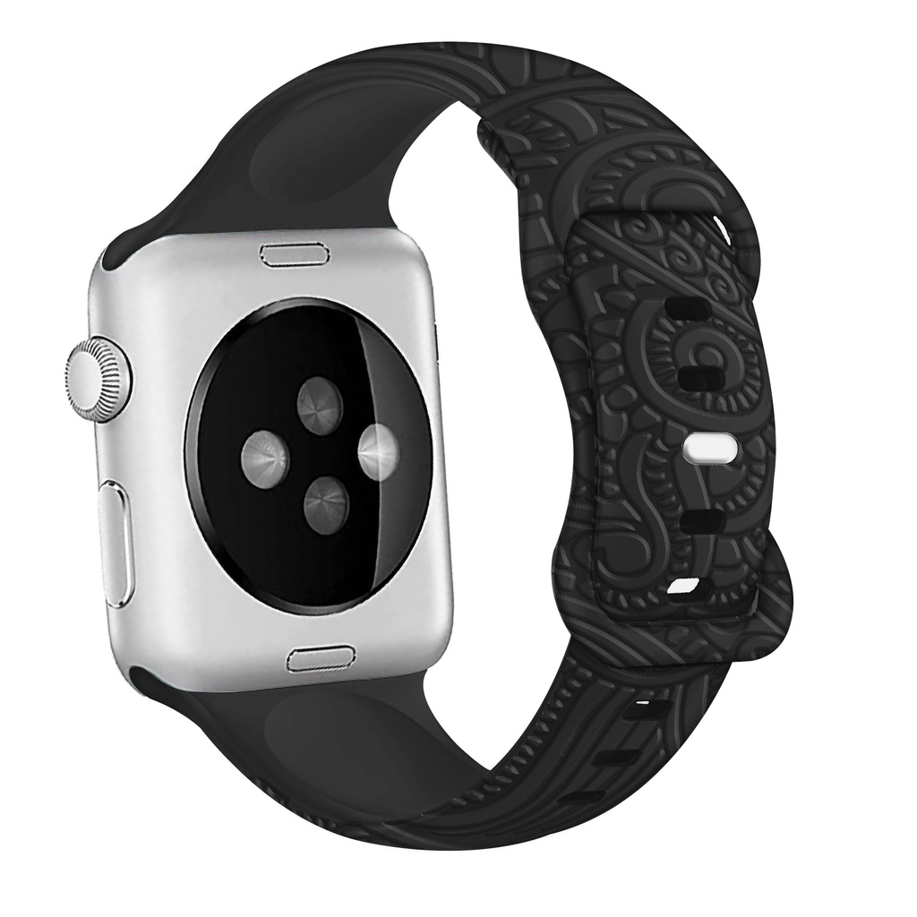Dây Đồng Hồ Thể Thao Bằng silicone Cho apple watch series 9 8 7 ultra 49mm 45mm 44mm i watch 6 5 se 4 3 42mm 38 / 41mm 40mm