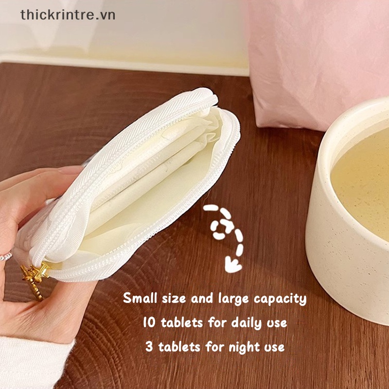 Thi kawaii pochacco lưu trữ khăn ăn vệ sinh cô gái dễ thương sinh viên thời kỳ vật lý vệ sinh lưu trữ di động túi vải quà tặng vn