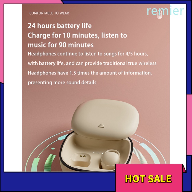 Re sleep headset tws wireless bluetooth-compatible headphones waterproof in-ear running gaming mini earbuds x999