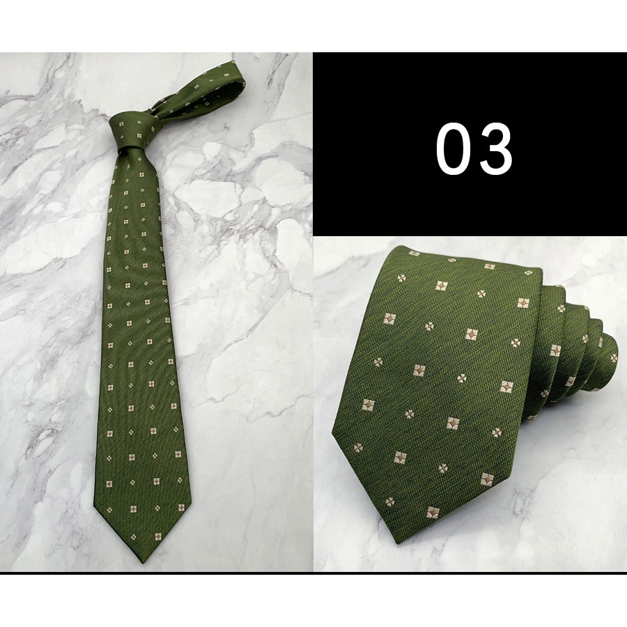 Cà vạt EFAN họa tiết hoa thời trang lịch lãm cho nam bản 7.5cm