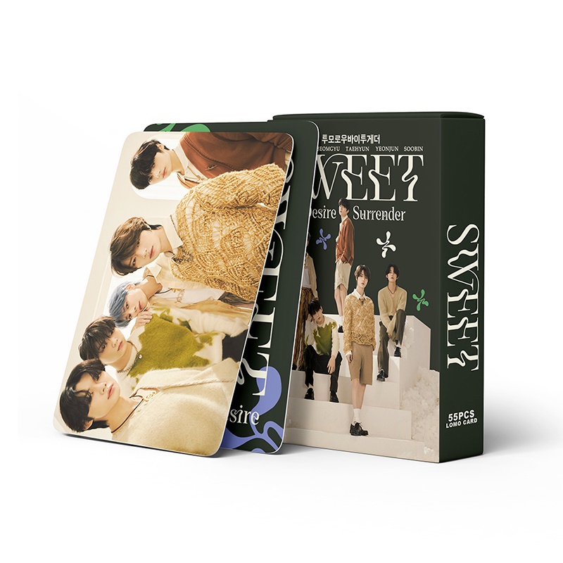 TXT Card Set 55 Tấm Thẻ Ảnh SWEET Kpop Lomo Card Hình Nhóm Nhạc