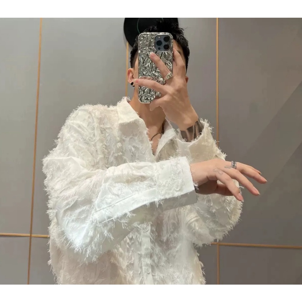 Áo Sơ Mi Nam Dài Tay Phong Cách Hàn Quốc Mới