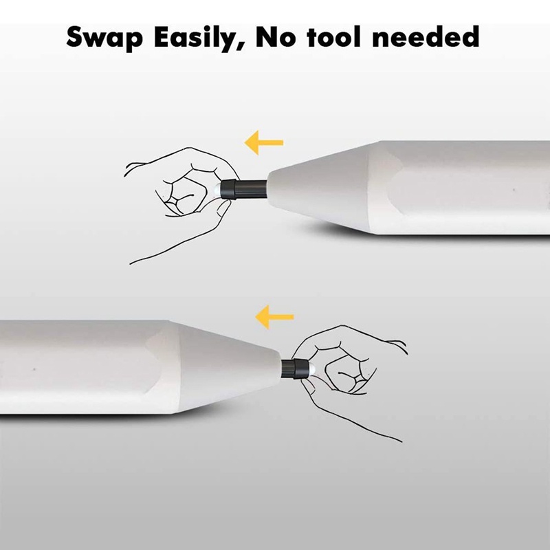 Set 3 Đầu Bút Thay Thế hb Có Độ Nhạy Cao Cho surface pro4 / 5 / 6 / 7 surface pro