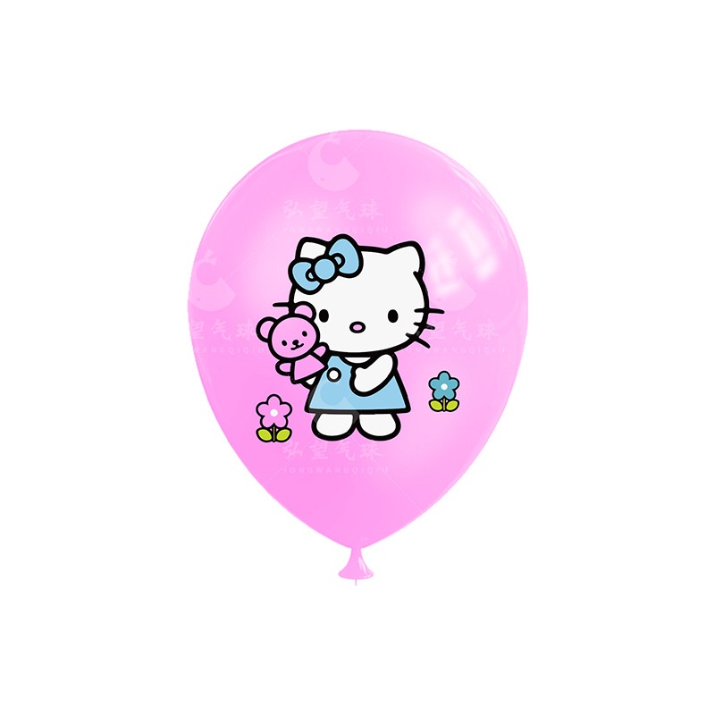 Sanrio nhân vật hoạt hình bong bóng bộ nhân vật hoạt hình con chó quế bóng bay in bộ 12 bóng bay cao su 12 inch sanrio nhân vật hoạt hình con chó quế trang trí tiệc sinh nhật