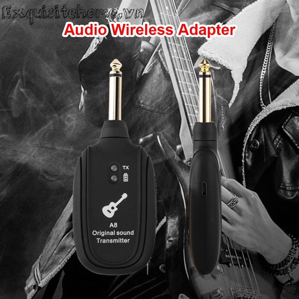 Hệ thống không dây a8 uhf bộ thu phát âm thanh nhận guitar điện