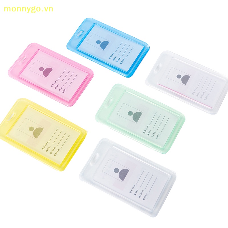 Monnygo Bao Đựng Thẻ id / Thẻ Ngân Hàng / Xe Buýt Trong Suốt Chống Thấm Nước Dành Cho Nam Và Nữ vn