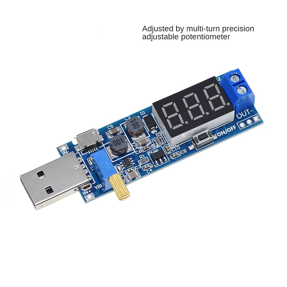 Điện Áp Đầu Ra: 1.2v ~ 24v: 3.5-12v size: 64 * 22mm: 13 Gram