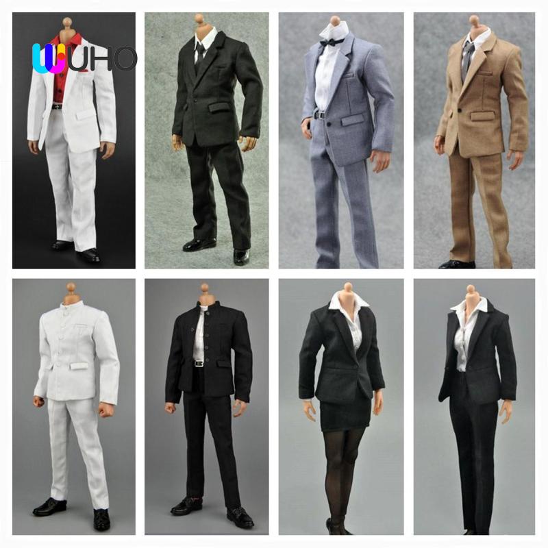 1/6 trang phục áo dài trung quốc bộ áo khoác cho 12 / '' hình cơ thể nam