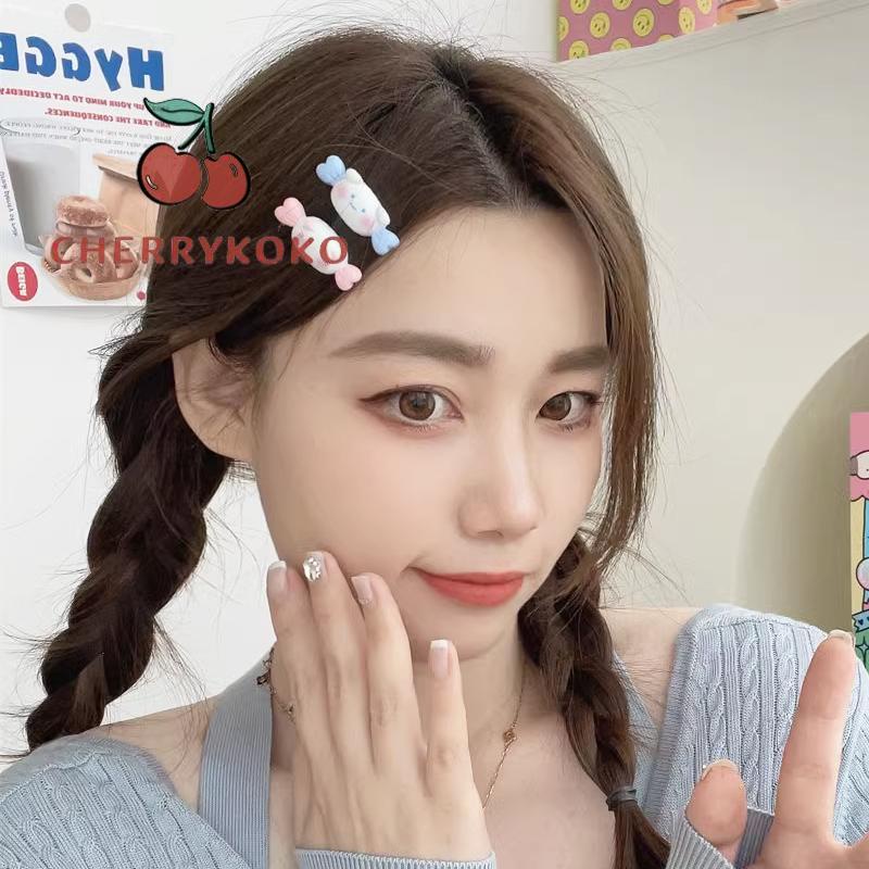🍒🍒CHERRYKOKO Kẹp Tóc Mini Hình Kẹo Sanrio Dễ Thương Ngọt Ngào Instagram Cho Bé Gái