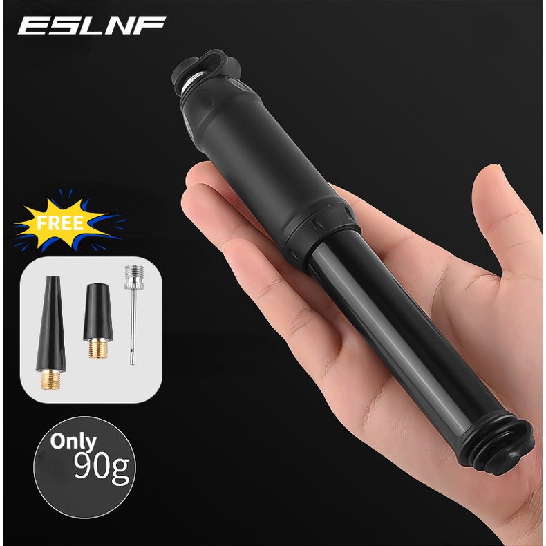 ESLNF Bơm Xe Đạp 100 psi Bằng Hợp Kim Nhôm Siêu Nhẹ